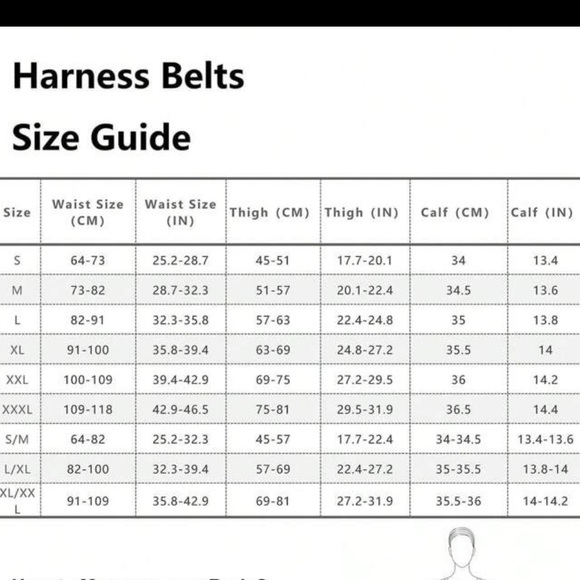 PU Leather Bottoms Harness Belt Accessory - Picture 5 of 8